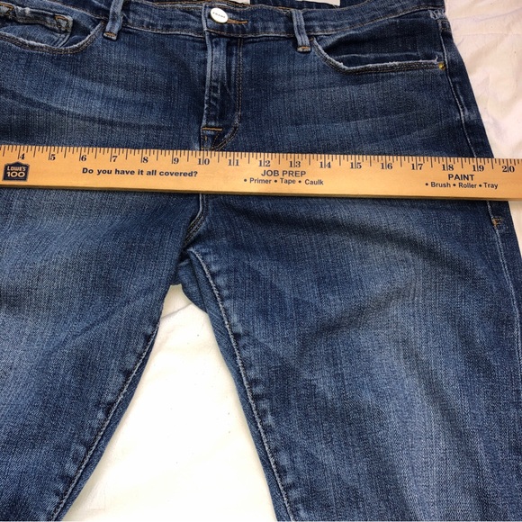 Frame Denim Le Garcon Copper Relaxed Slim Boyfriend Distressed Jean size 29 - Picture 11 of 14